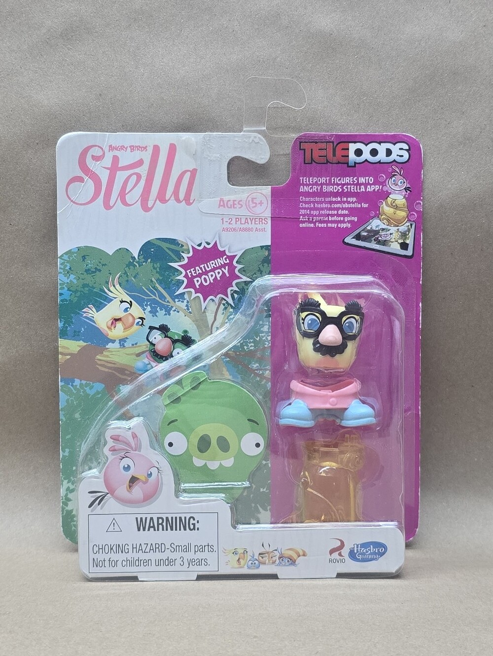 (2014) Hasbro - Angry Birds Telepods (STELLA FEATURING POPPY) Figure - NEW